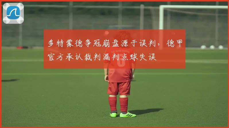 多特蒙德争冠崩盘源于误判，德甲官方承认裁判漏判点球失误